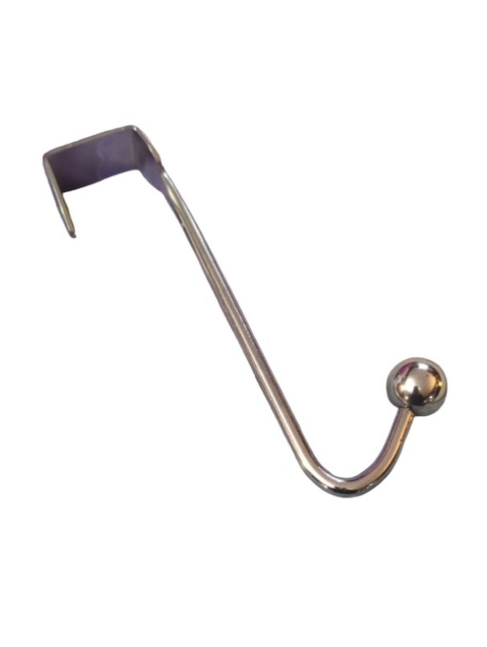Silver Over-the-Door Hook – Heavy Duty Metal Organizer | Modern Design
